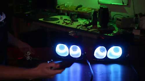 如何安装天使眼前照灯