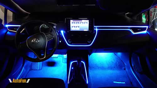 汽车内饰改装：氛围灯