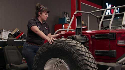 定制越野车备胎架