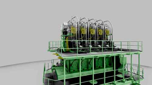 双燃料船用柴油机