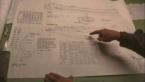 了解船的平面图