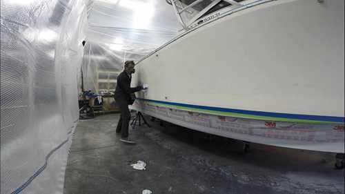 喷涂船漆1：底漆