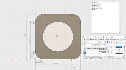 线性、圆弧插补指令结合编程