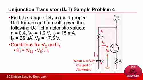 单结晶体管的应用和例题解析