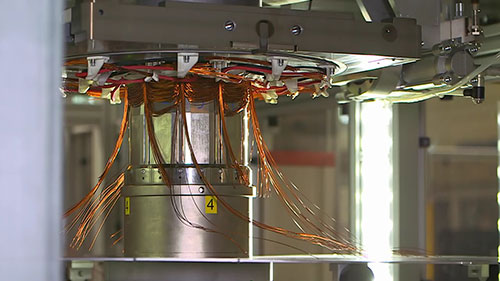 大众e-up电机制造过程