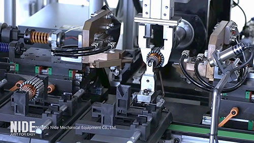 定子和电枢的组装过程