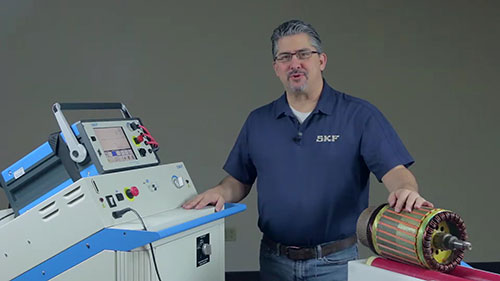 大型电枢的浪涌测试