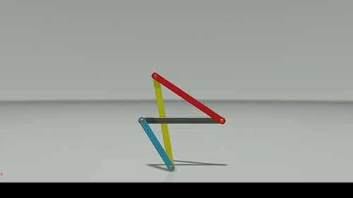 平面四杆机构的工作原理