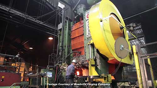 机械锻压机的操作