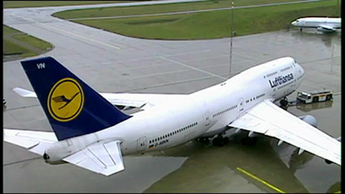 波音747飞机发动机维修