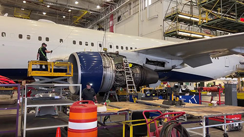 达美航空公司如何修理飞机？