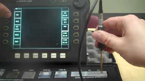 涡流检测仪的操作