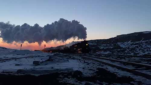 会喷火的蒸汽火车