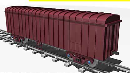 铁路转向架构架按照