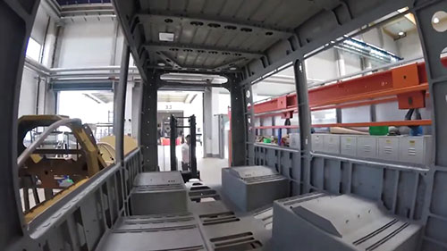 有轨电车的制造过程