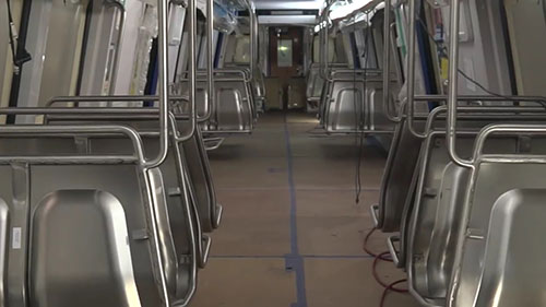 制造新型地铁列车