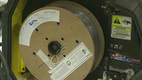 药芯焊丝立焊开槽焊接：焊缝测试