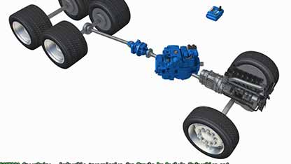 卡车液压传动系统