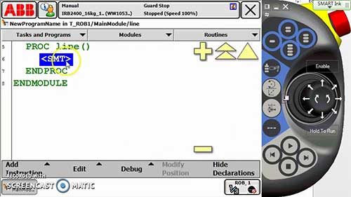 ABB机器人编程：运动代码