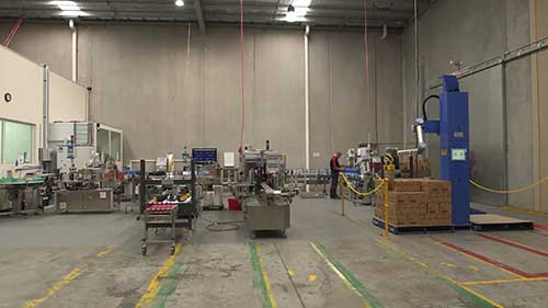 工业机器人装箱和码垛