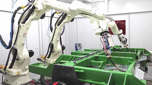 机器人焊接铝制零件