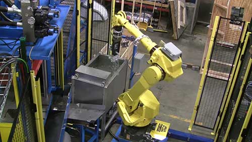 FANUC机器人压铸抚育系统