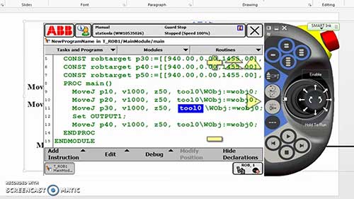 机器人编程：区域数据