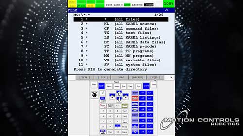 FANUC机器人备份