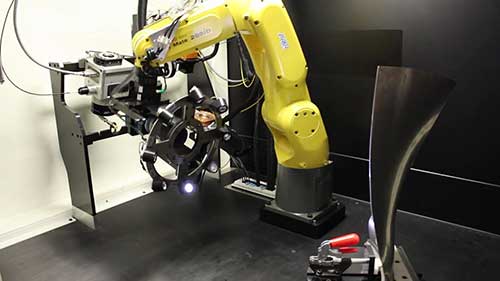 发动机扇叶机器人检测系统