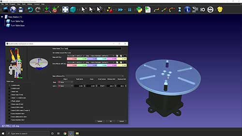 工业机器人转台建模