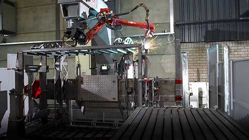 电弧焊机器人的安装过程