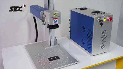 光纤激光打标机加工演示