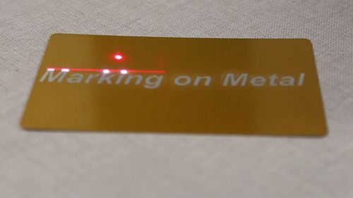 光纤激光打标机的功能演示