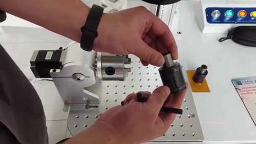 激光打标机旋转轴的使用方法