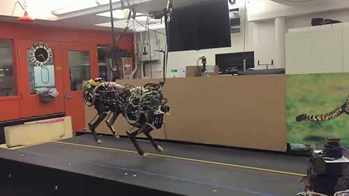 机器猎豹自主避障