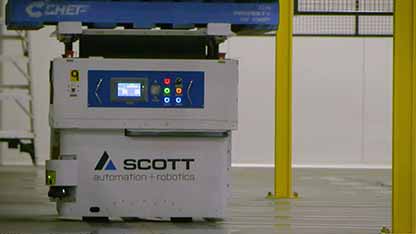 AGV和机器人码垛系统