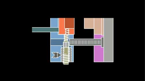 19种螺纹注塑模结构1