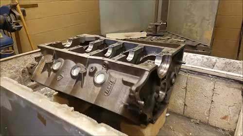 发动机缸体修复