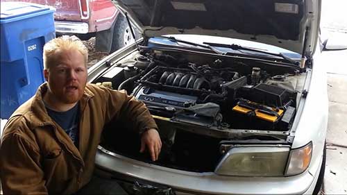 修理汽车散热器