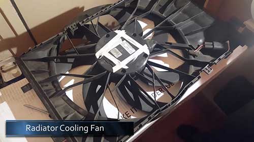 发动机散热风扇维修1