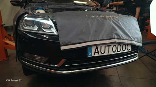 更换大众帕萨特节温器