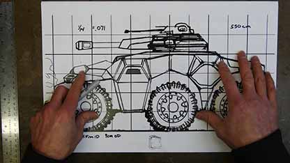 线材汽车模型制作