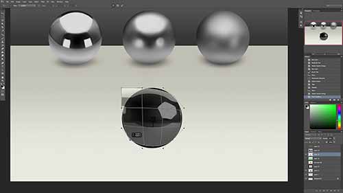 用Photoshop表现金属效果