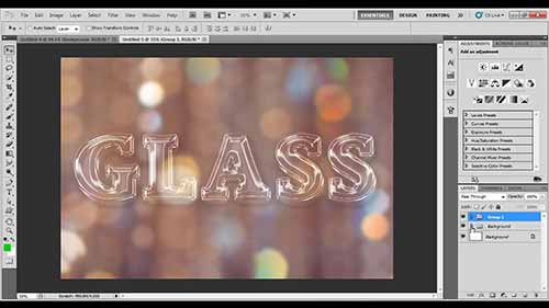 用Photoshop渲染玻璃效果
