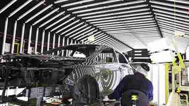 丰田汽车涂装车间