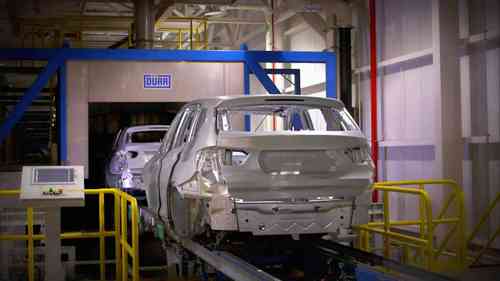 宝马斯帕坦堡工厂涂装车间