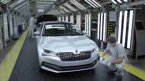 斯柯达汽车制造过程