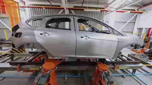 福特汽车涂装车间