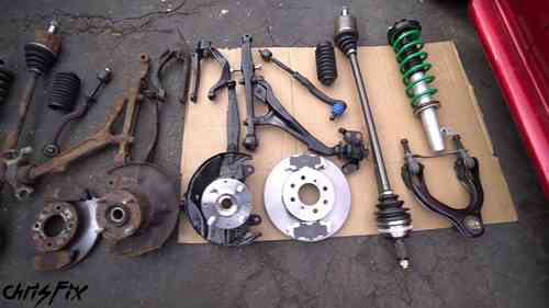 如何给汽车更换前悬架