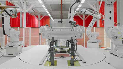 成都沃尔沃北极星生产线